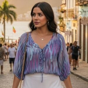 Bohemian Multicolor Blouse